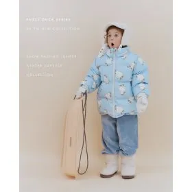 로아앤제인 리버서블 스쿠루지 패딩점퍼