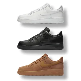 나이키 에어포스 화이트 블랙 베이지