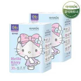 헬로키티 4겹 천연펄프 화장지 핑크리본 2팩 총 60롤 28,350원