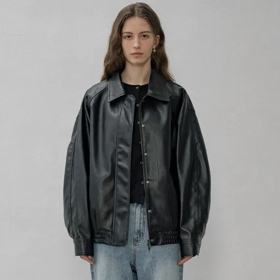 얼반 페이크 레더자켓 SI-OT4141