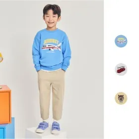 탑텐키즈 테리 더블시퀸 맨투맨