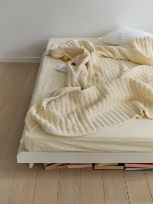 렌징모달 100% 피그먼트 블루밍 이불겸패드 스프레드