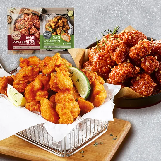 애슐리 오리지널 통살치킨 500g 1개 통살 닭강정 500g 1개