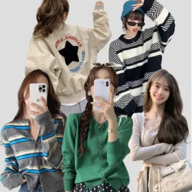 스트라이프 숄 1+1 9770