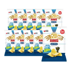 농심 크레오파트라 포테토칩 감자칩 솔트앤김 60g X 10개