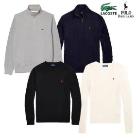 라코스테 폴로랄프로렌 니트 반집업 외 다양