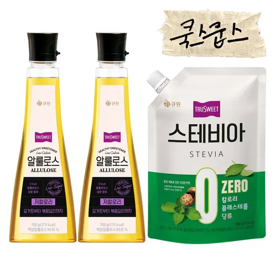 큐원 알룰로스 스테비아 추석기획세트 17,980원
