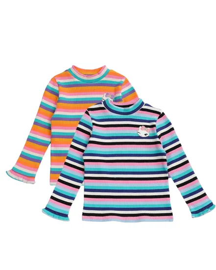 프렌치캣 멀티스트라이프 티셔츠