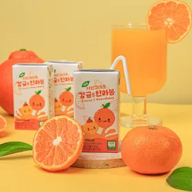 자담 자연그대로 감귤 한라봉 125ml 24개입