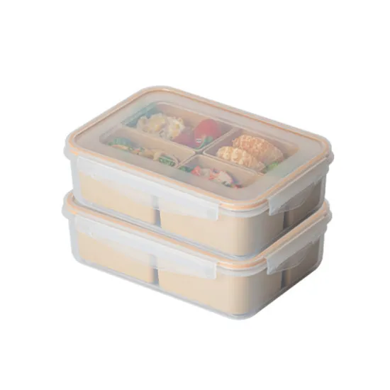 나누담 반찬통 밀프랩 밀폐용기 4칸 1.5L 2개