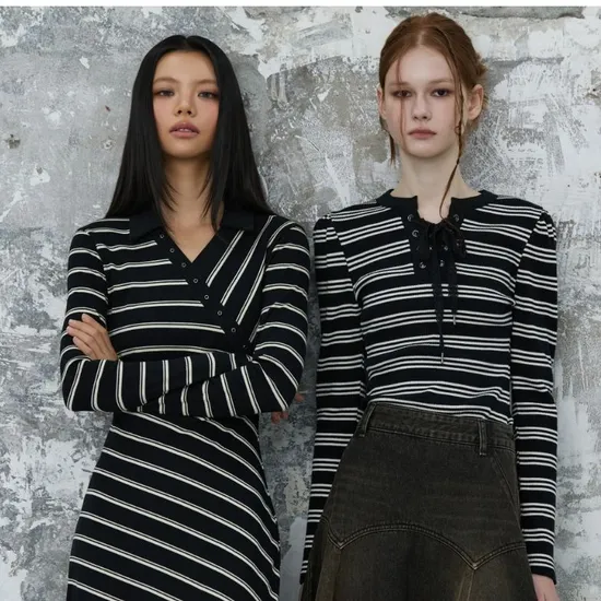 에고이스트 페이크레더 밴딩 점퍼