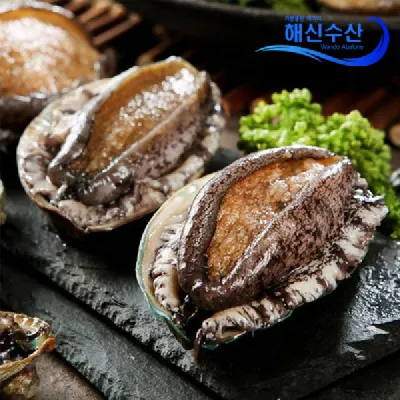 해신수산 완도활전복 명품세트 특대 9~10미 1kg