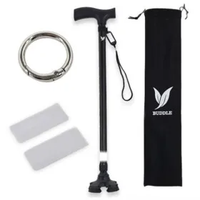 유클 버들 4발 길이조절 경량 노인 지팡이 세트