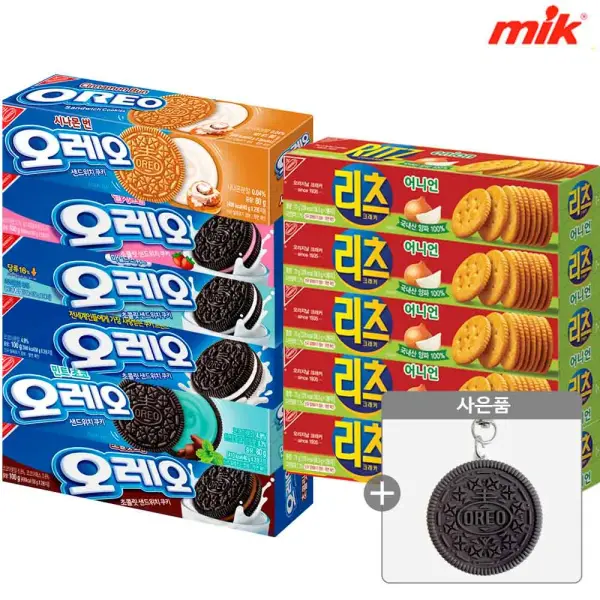 리츠&오레오 외 다양 100g x 8개/4+4