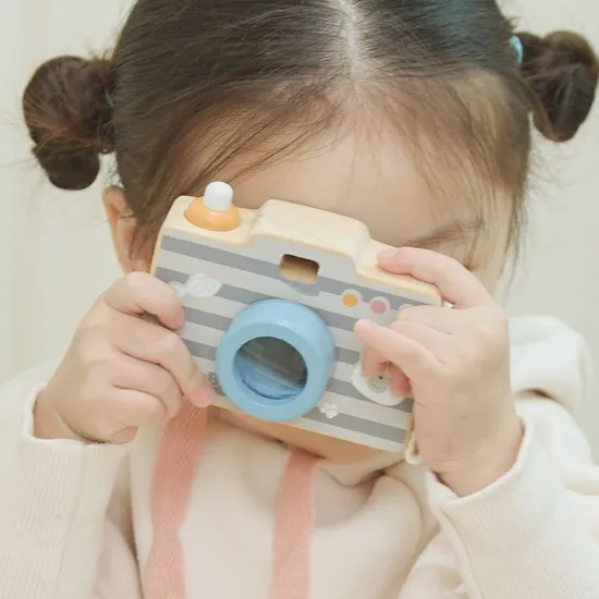 폴라비 원목 카메라 장난감