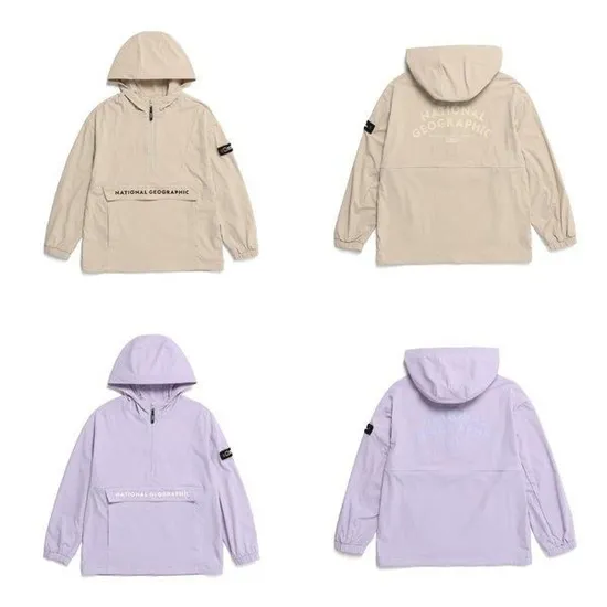 내셔널 키즈 후드 아노락 풀집업 점퍼