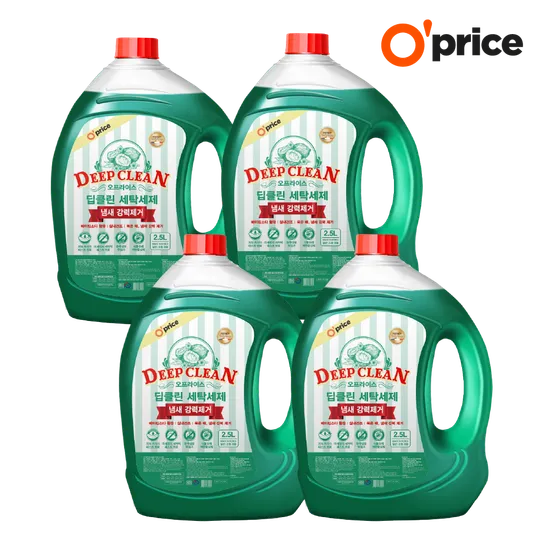 딥클린 실내건조 액체세제 2.5L 2+2 총 10L