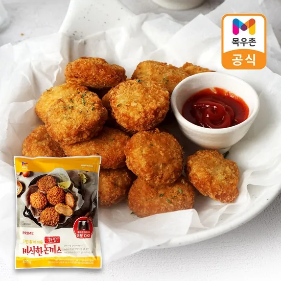 목우촌 프라임 한입 돈까스 500g x 4봉