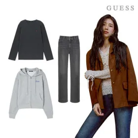 게스 레귤러핏 라운드넥 긴팔티 13,000원 외 다양