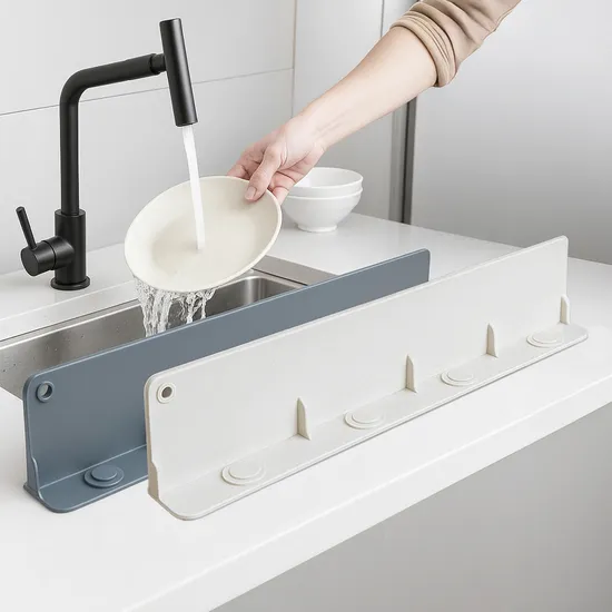 레토지엠에스 실리콘 싱크대 물막이 물튐방지 가림막