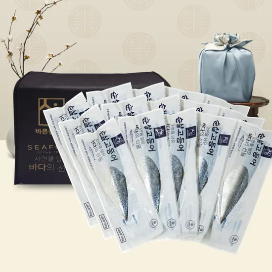 제주 자연산 손질 고등어 선물세트 100-120g 15팩