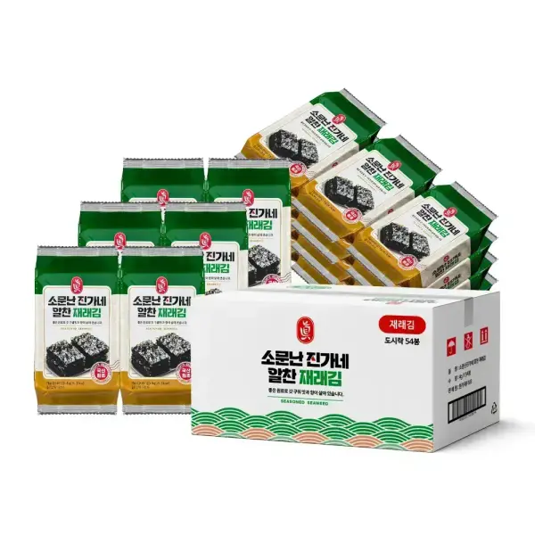 소문난진가네 알찬재래 도시락김 4g 54봉 15470원
