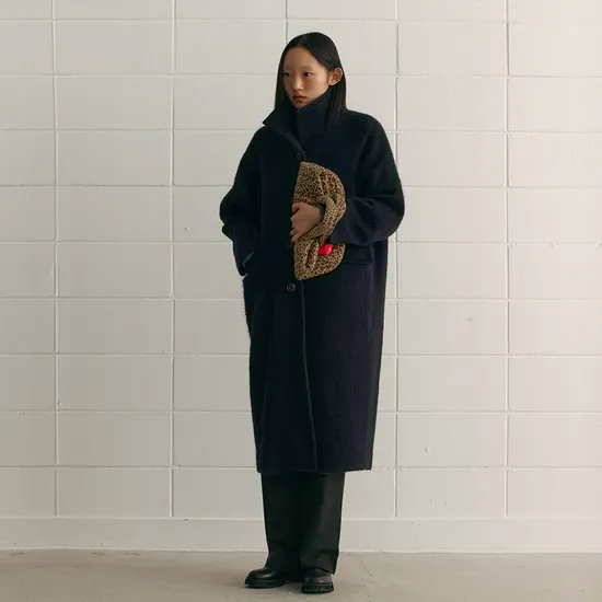 시엔느 알파카 스티치 코트