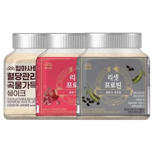 엄마사랑 리셋 프로틴 검은콩/석류/혈당관리 곡물가득 쉐이크 500g 외 다양