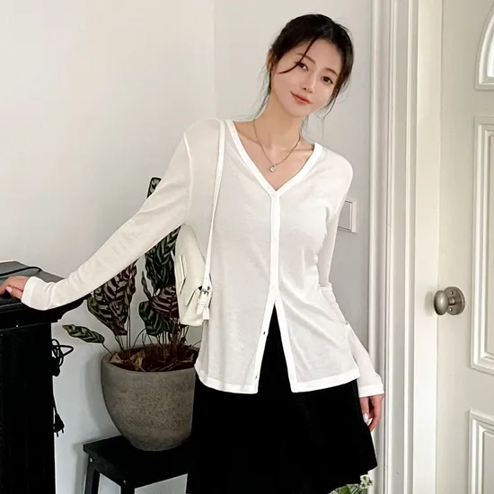 기본 텐셀 가디건