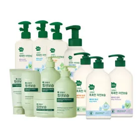 그린핑거 힘센보습 촉촉한자연보습 바디워시 샴푸 로션 크림 1+1