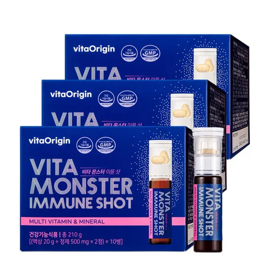 비타오리진 비타 몬스터 이뮨샷 10입 3개
