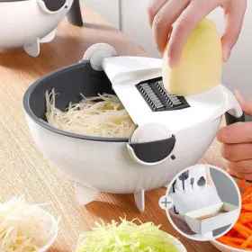 만능채칼슬라이스 감자칼 사각수저통 5,900원