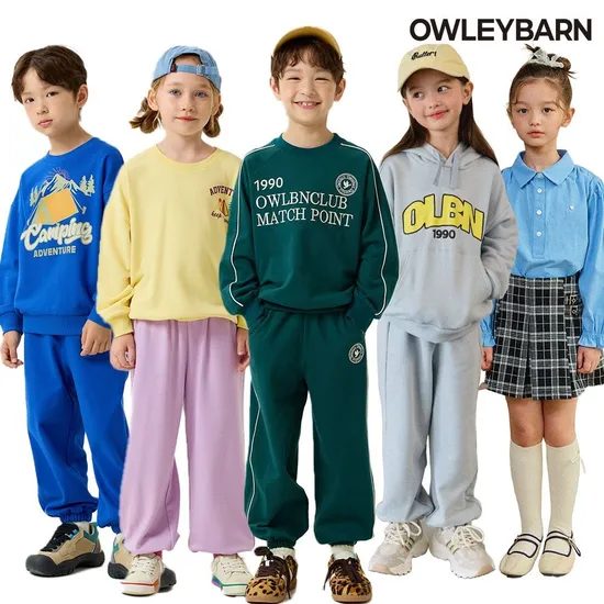 올리반 배색나그랑맨투맨