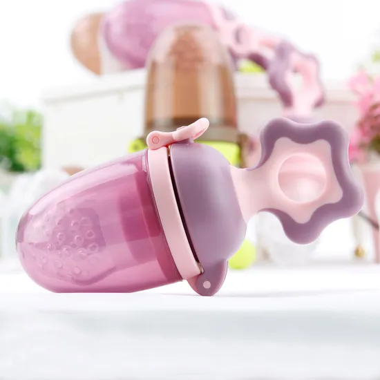 예꼬맘 실리콘 트위스트 유아 과즙망 1개