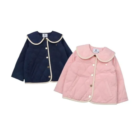 프랜치캣 간절기 퀼팅자켓