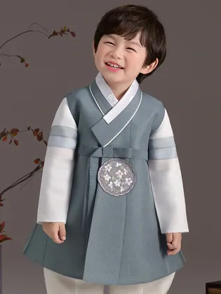 더예한복 청화수호 남아한복