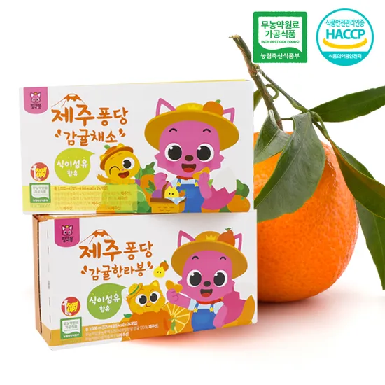 핑크퐁 감귤주스 24팩