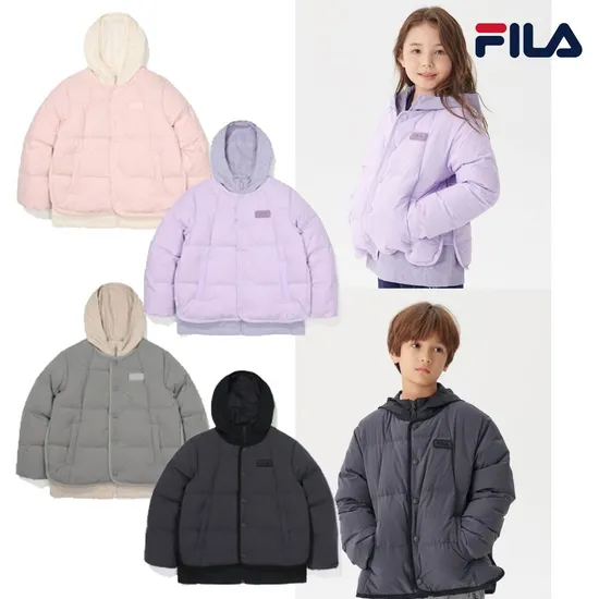 휠라키즈 탈부착 경량다운 77,590원