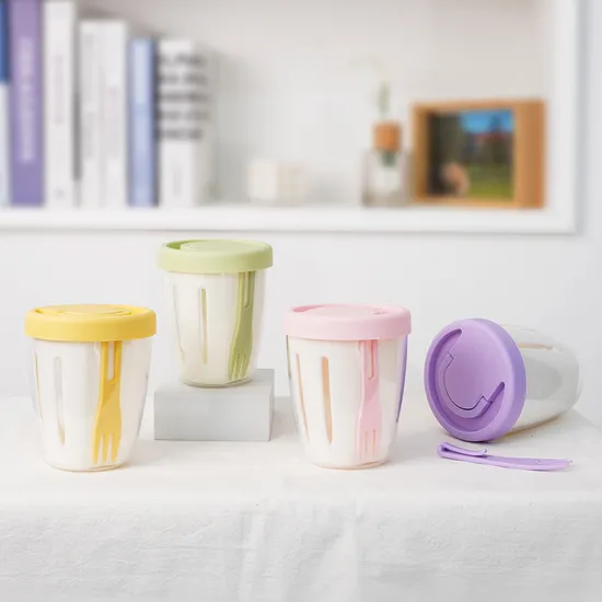 과일 후르츠팟 도시락 2개 (포크 포함)