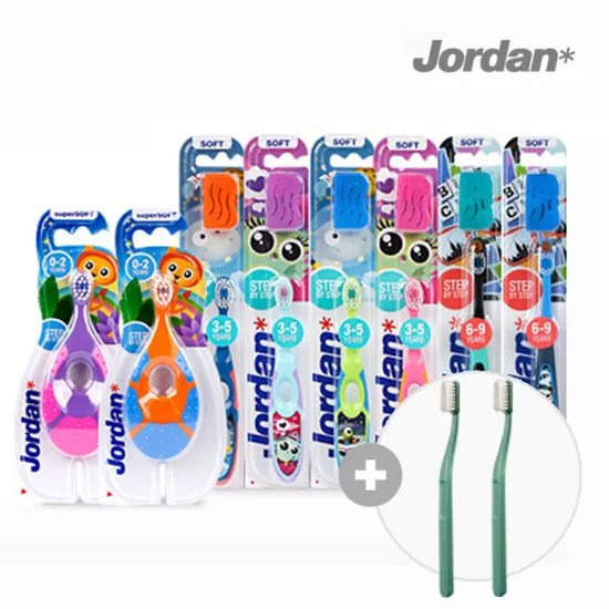 동아제약 조르단칫솔 스텝 9개+증정 2개