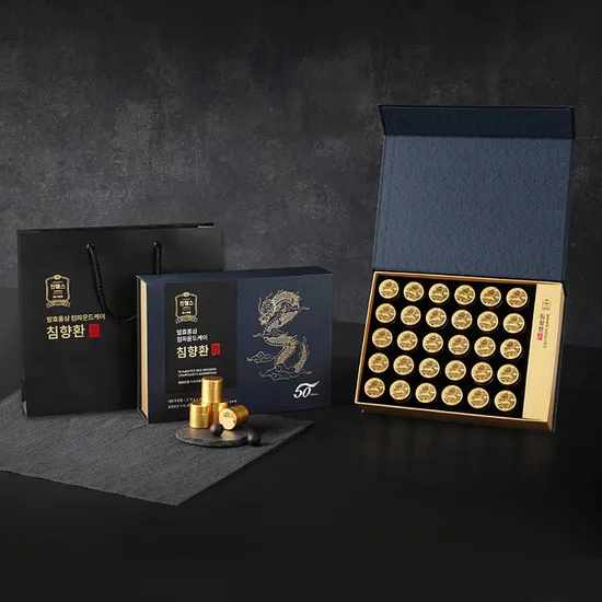 진웰스 발효홍삼 컴파운드케이 침향환 3.75g x 30개