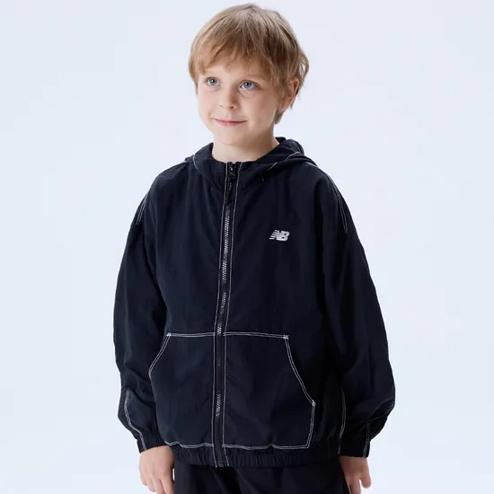 뉴발란스 키즈 에센셜 홑겹 바람막이