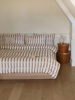 쁘띠 페톤 모달 차렵침구 옐로우초코 S Q K