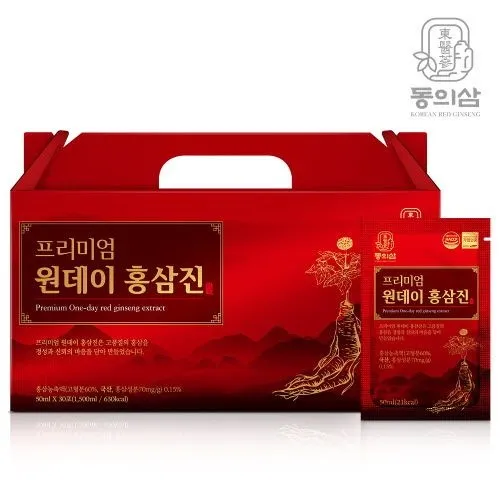 동의삼 프리미엄 원데이 홍삼진 50ml 30포