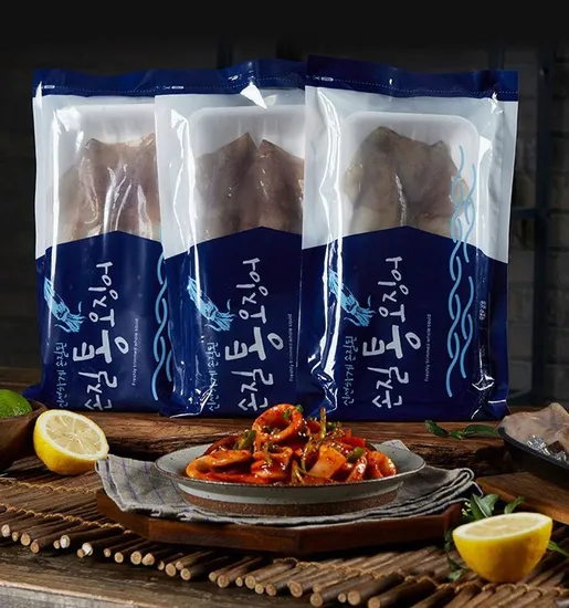 손질 통오징어 2미 260g x 4팩 총 1,040g