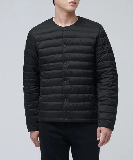 트랜스폼 라운드 넥 라이트 다운재킷