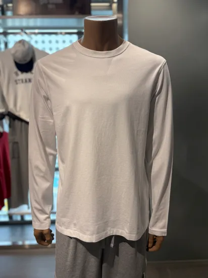 지오다노 남자 기본 무지 긴팔티