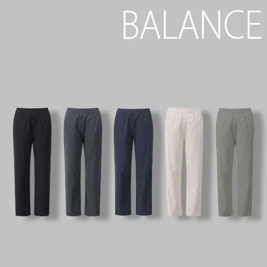 탑텐 밸런스 여성 수퍼 스트레치 스트레이트 팬츠 2장