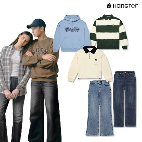 행텐 행텐X고유리 서울여행 더블페이스 맨투맨