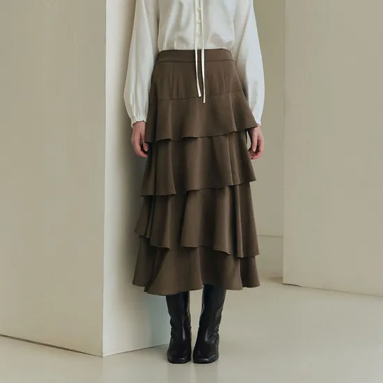 캉캉 플레어 스커트